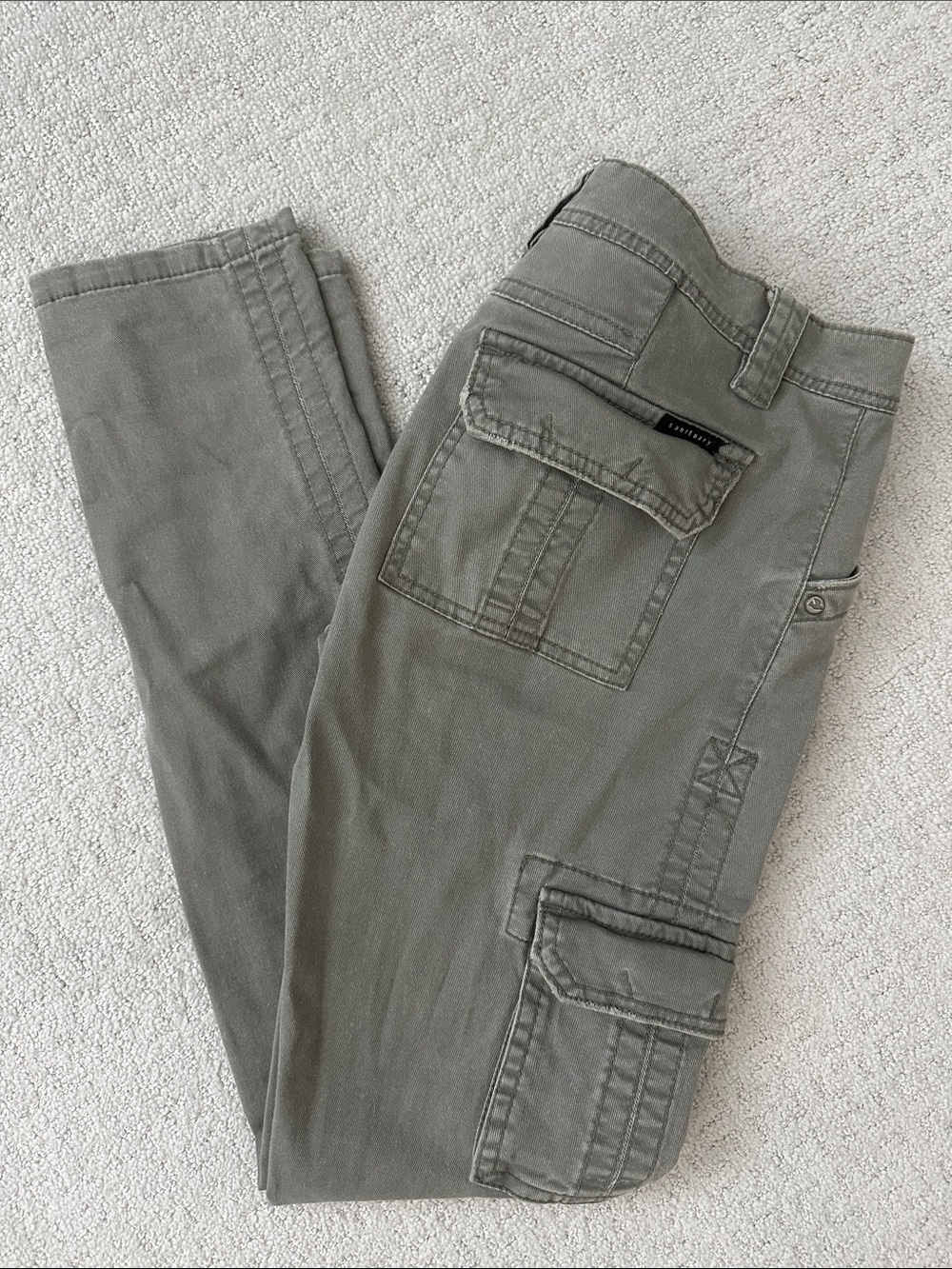 Sanctuary Olive Cargo Pants with Utility Pockets